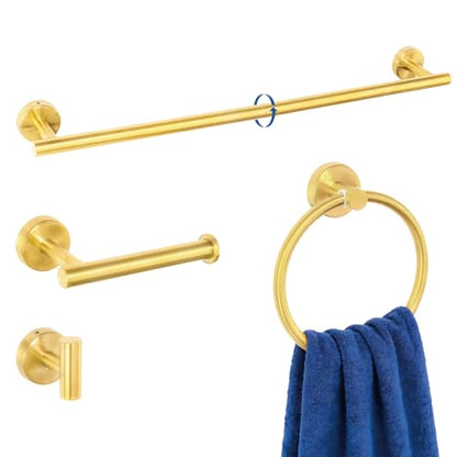 HOMOTEK bathroom hardware set – Gold, image 1