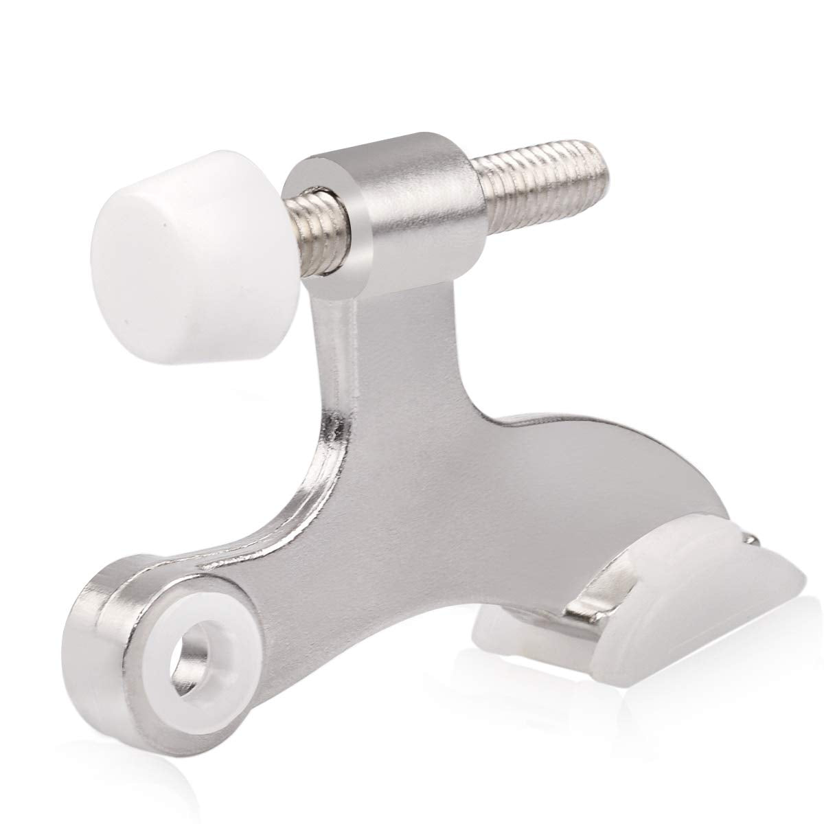 HOMOTEK hinge pin door stopper - 8 Pack - Satin Nickel