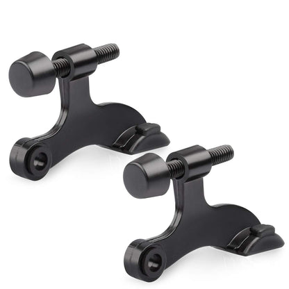 HOMOTEK hinge pin door stopper - 2 Pack - Black