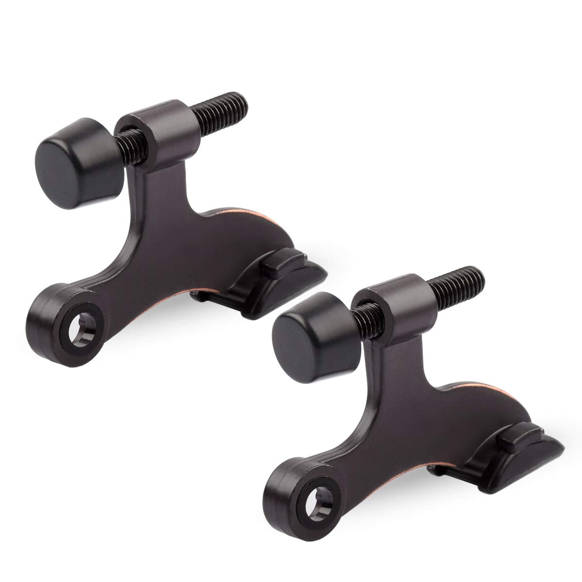 HOMOTEK hinge pin door stopper - 2 Pack - Oil Rubbed Bronze