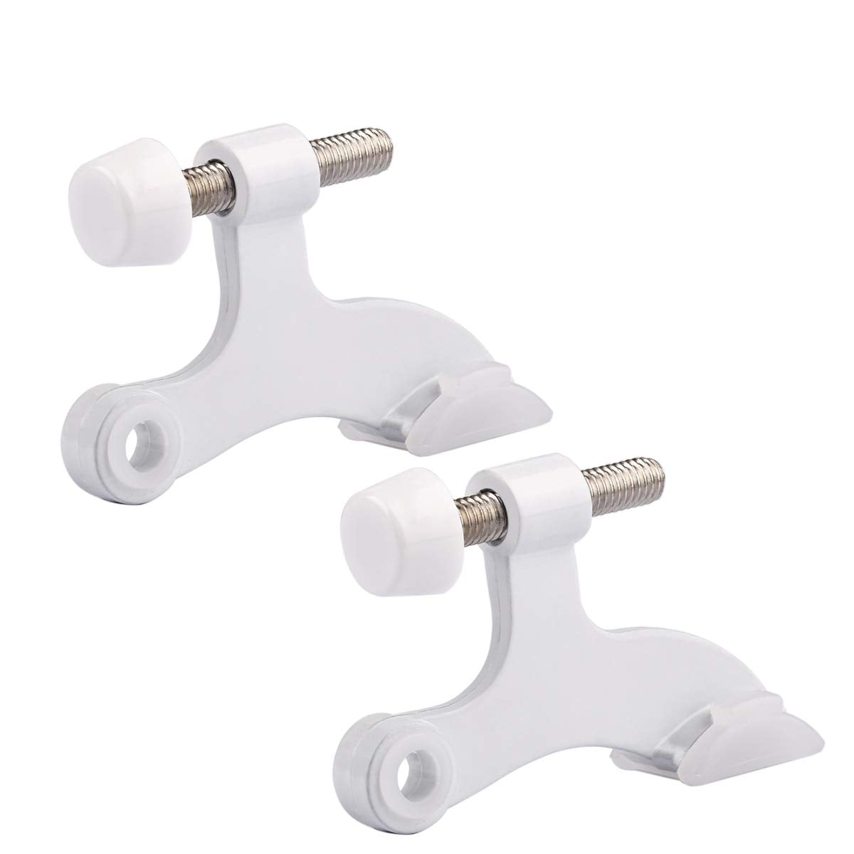 HOMOTEK hinge pin door stopper - 2 Pack - White