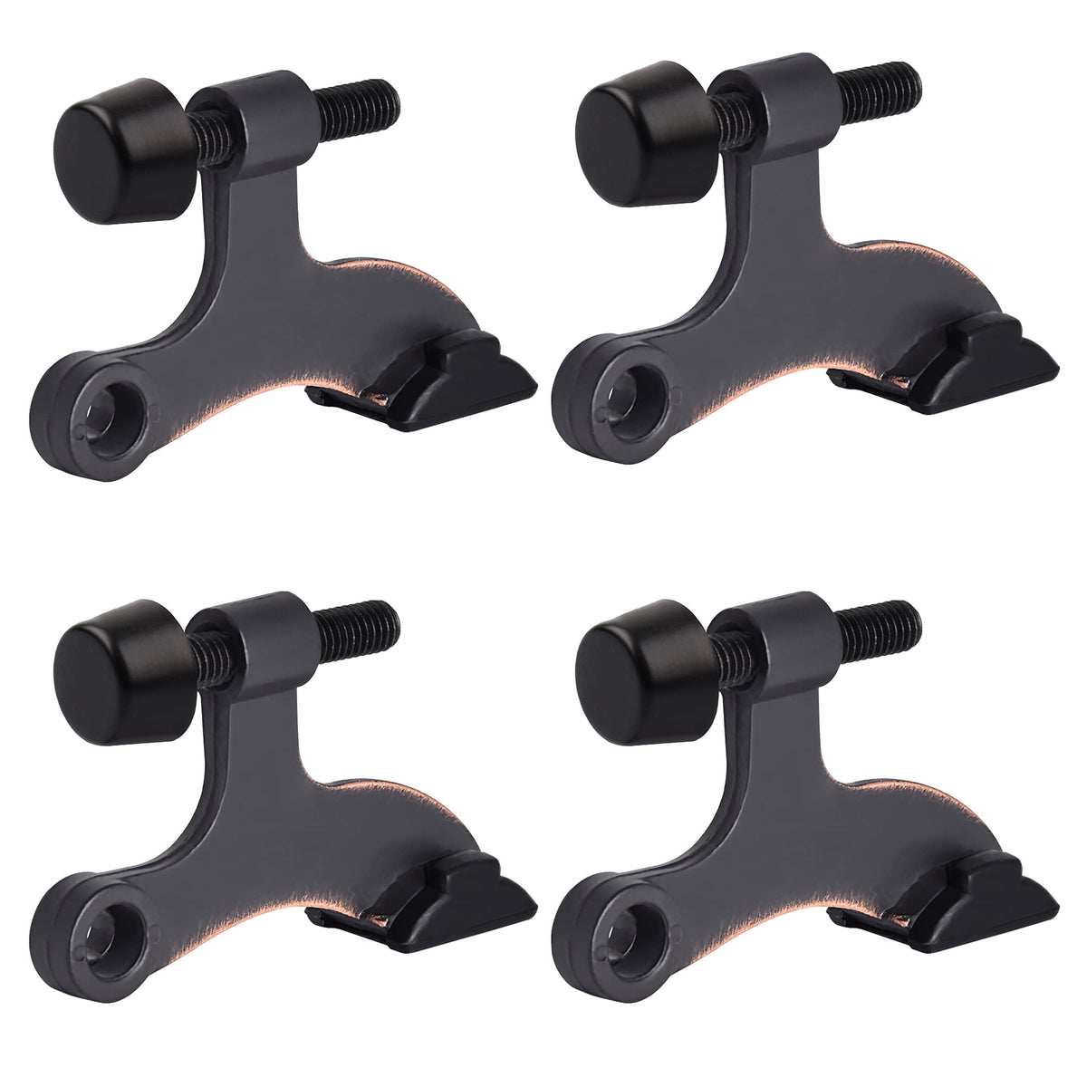 HOMOTEK hinge pin door stopper - 4 Pack - Oil Rubbed Bronze