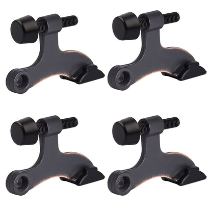 HOMOTEK hinge pin door stopper - 4 Pack - Oil Rubbed Bronze