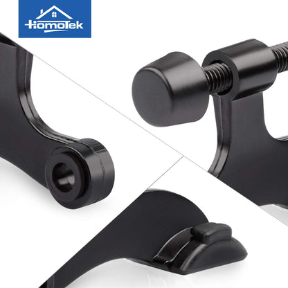 HOMOTEK hinge pin door stopper - 8 Pack - Black - image 6