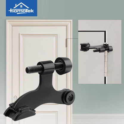 HOMOTEK hinge pin door stopper - 8 Pack - Black - image 5